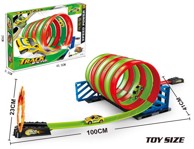 Staza za igru s autićima Twisted Loop