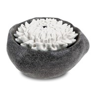 AUTRONIC Fontana s LED rasvjetom, polyresin, crna