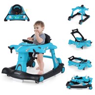 NORTHIX Hodalica za bebe 6u1 s glazbom, plava