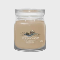 YANKEE CANDLE Svijeća Signature medium Aer & sandalwood