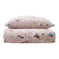 BELLE & BOO Pamučna dječja posteljina za dječji krevetić 120x150 cm, ružičasta Fairytale