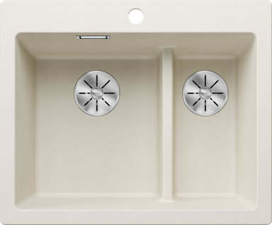 BLANCO Sudoper PLEON 6 SPLIT InFino SILGRANIT, s daljinskim upravljačem, nježno bijela