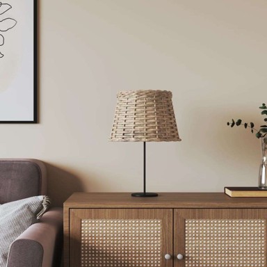 Sjenilo za svjetiljku smeđe, 25 x 17 cm, pruće