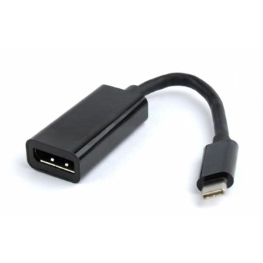 Gembird USB-C to DisplayPort adapter, black GEM-A-CM-DPF-01