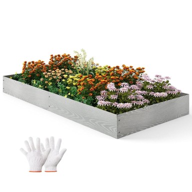 NORTHIX Vrtni rub od pocinčanog metala, 600 cm, 6 panela