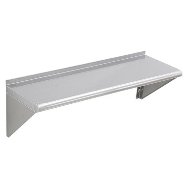 VEVOR Zidna polica 30,5 x 91,4 cm, srebrna