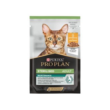 PRO PLAN Hrana za mačke, Sterilised, piletina, 85 g