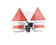 TT TECHNOLOGY LED stražnja magnetska kombinirana svjetla s trokut reflektorom TT.12019T, par