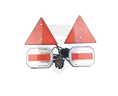 TT TECHNOLOGY LED stražnja magnetska kombinirana svjetla s trokut reflektorom TT.12019T, par