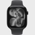 APPLE Watch Series 11, crni (sjajni), aluminij, 46 mm, Sports narukvica crna S/M, Cellular