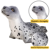 Plišana igračka tuljan, 37 cm, sivi