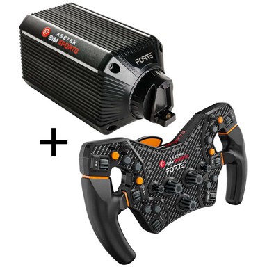 ASETEK Volan i baza Forte Wheelbase (18 Nm), aluminijsko kućište, quick-release