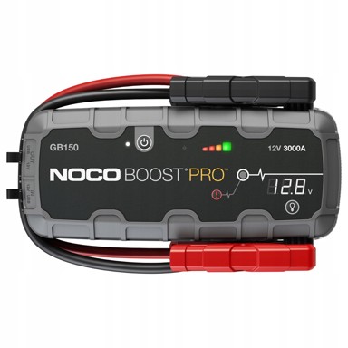 NOCO Pokretač s integriranom 12V/USB baterijom, GB150 Boost, 12V, 3000A
