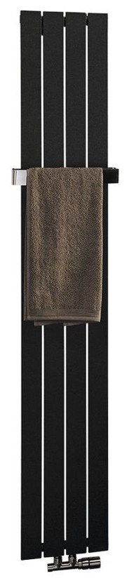 SAPHO Radijator COLONNA, 298 x 1800 mm, lamelni, crni