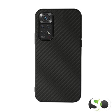 Ultra tanka karbonska maskica za Xiaomi Redmi Note 14 Pro Plus 5G Crna