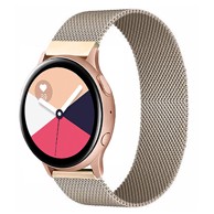 Metalna magnetna narukvica Milanska petlja, remen za sat (20 mm, QUICK FIT) - Zlatna