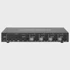 TECHLY Switch KVM IDATA DP-KVM4, rack montaža, crni