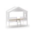 VIPACK Povišeni dječji krevet poput bijele kuće 90x200 cm Housebed