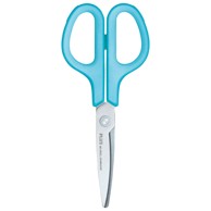 PLUS Škare uredske FitCut Curve SC-175SL 35055, 17,5 cm, za ljevake, svijetloplava, blister