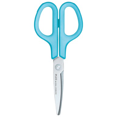 PLUS Škare uredske FitCut Curve SC-175SL 35055, 17,5 cm, za ljevake, svijetloplava, blister