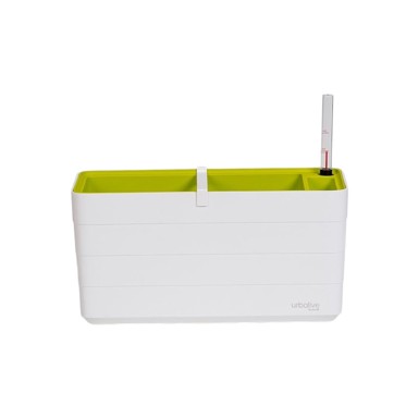 PLASTIA Plastična samozaljevajući tegla za cvijeće 39,5 cm Berberis, plastika, prirodna