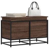 Kutija za pohranu s poklopcem 80x40x51,5 cm konstruirano drvo