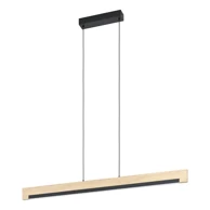 EGLO Visilica Camacho 1xLED 25W dimabilna, drvo, crna