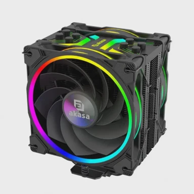 AKASA Hladnjak za procesor H4 Plus s AR12 Reverse Blade ventilatorom