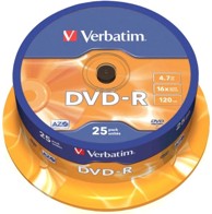 VERBATIM DVD-R, 25 komada