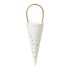 KÄHLER DESIGN Bijeli viseći ukras od keramike Cone, visina 14,5 cm