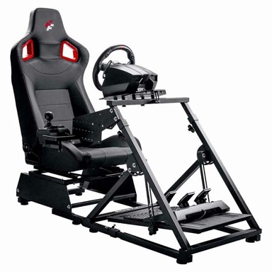 FLASHFIRE Gaming stolica za volan F902 + F903, crna