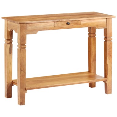Konzolni stol 100 x 40 x 76 cm od masivnog bagremovog drva