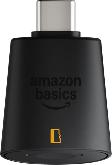 AMAZON BASICS Čitač microSD kartica, USB-C 3.0