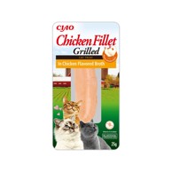 CIAO Poslastica za mačke Grilled Fillet, piletina u temeljcu s aromom piletine, 25 g