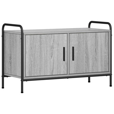 TV ormarić 79,5 x 33 x 50 cm od konstruiranog drva, siva sonoma