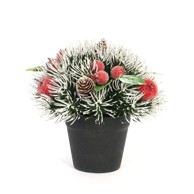 Božićna ukrasna vazica, 15 cm