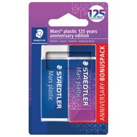 STAEDTLER Gumica Mars Plastic 125 Years PK2 52650MABK2, blister