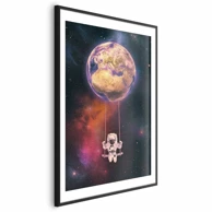 Plakat Kozmička ljuljačka, 60x90 cm, crni okvir s margom