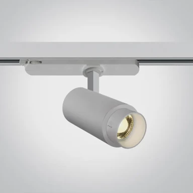 Reflektor za šinu, DM65650AT/W/W, LED, 15W, 3000K, 1500 lm, 20–60°, 230V, bijela