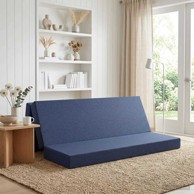 Sofa na razvlačenje, 180 x 67 x 45 cm, plava