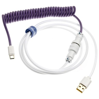 DUCKY Spiralni kabel Premicord Creator, USB Type C na Type A, 1,8 m DKCC-CTCNC1