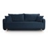 MICADONI Tamno plava sklopiva/s prostorom za odlaganje sofa 231 cm Elen, 231x106x86 cm
