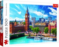 TREFL Puzzle Sunčan dan u Londonu, 500 dijelova, 58x34 cm