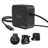 J5CREATE Punjač USB-C GaN PD, 102 W, 2 priključka