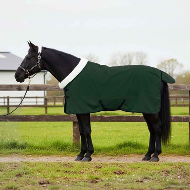 Pokrivač za konje 165 cm, polartec, tamno zelena