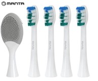 MANTA LOVIO SonicProtect PRO Glave za električnu četkicu, 5 kom, mekane, bijele