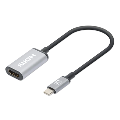 MANHATTAN Adapter, USB-C (M) na HDMI (Ž), 15cm