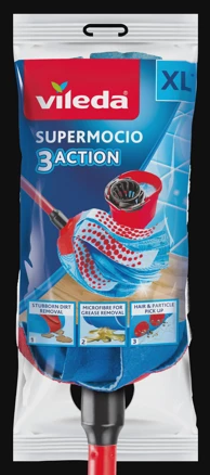VILEDA Mop 3-Action Velour 3D Rese