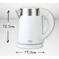 ADLER Kuhalo za vodu AD 1372W, bijela boja