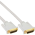 INLINE DVI-D M-M kabel, 2 m, bijeli